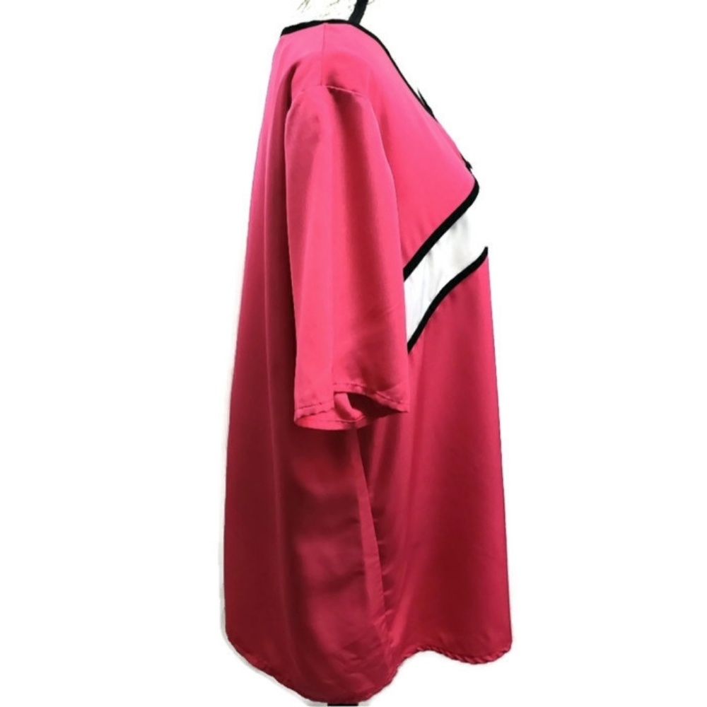 x-two Plus Size Color Block Blouse 16 - Picture 3 of 6